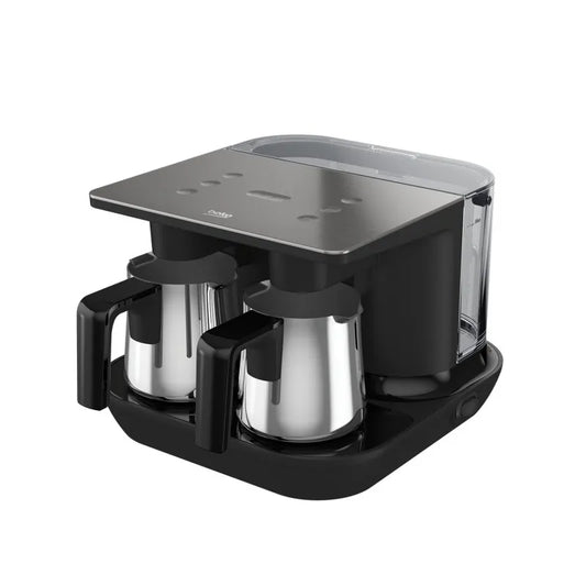 Turkish Coffee Maker with Dual Zones Black/Matte Stainless TKM8961A