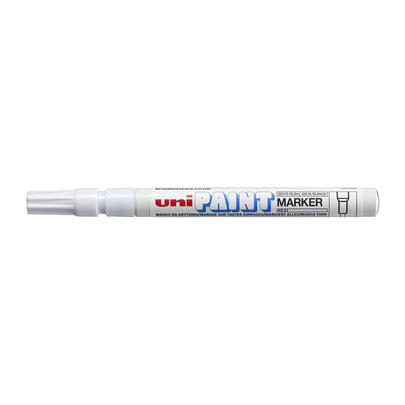 uni Pnt Mrk Blt PX21 Wht Bx12