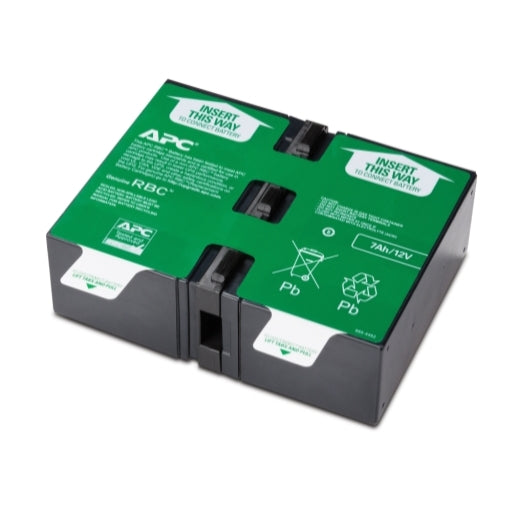 APC Replacement Battery Cartridge, VRLA battery, 7Ah, 24VDC, 2-year warranty, APCRBC123