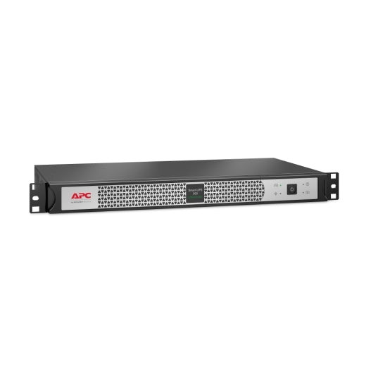 APC Smart-UPS 500VA/400W Line Interactive UPS, 1U Rackmount, 230V/10A Input, 4x IEC C13 Outlets, Li-Ion Battery, SmartConnect Port, Short Depth, SCL500RMI1UC