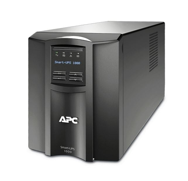 APC Smart-UPS 1000VA/700W Line Interactive UPS, Tower, 230V/10A Input, 8x IEC C13 Outlets, Lead Acid Battery, SmartConnect Port & Slot, SMT1000IC