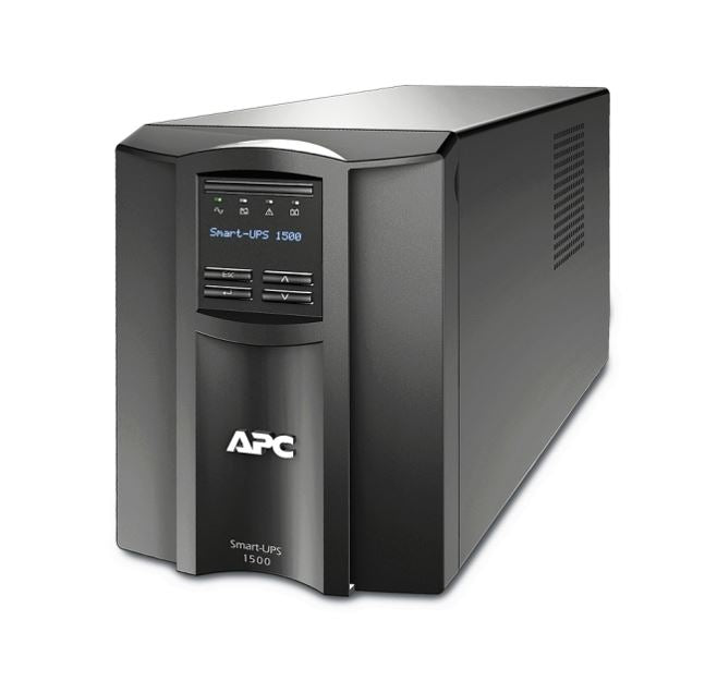 APC Smart-UPS 1500VA/1000W Line Interactive UPS, Tower, 230V/10A Input, 8x IEC C13 Outlets, Lead Acid Battery, SmartConnect Port+SmartSlot, AVR, LCD, SMT1500IC