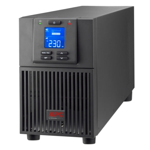 APC Easy UPS 2000VA/1600W Online UPS, Tower Form Factor, 230V/10A Input, 4x IEC C13 Outlets, Lead Acid Battery, SRV2KI