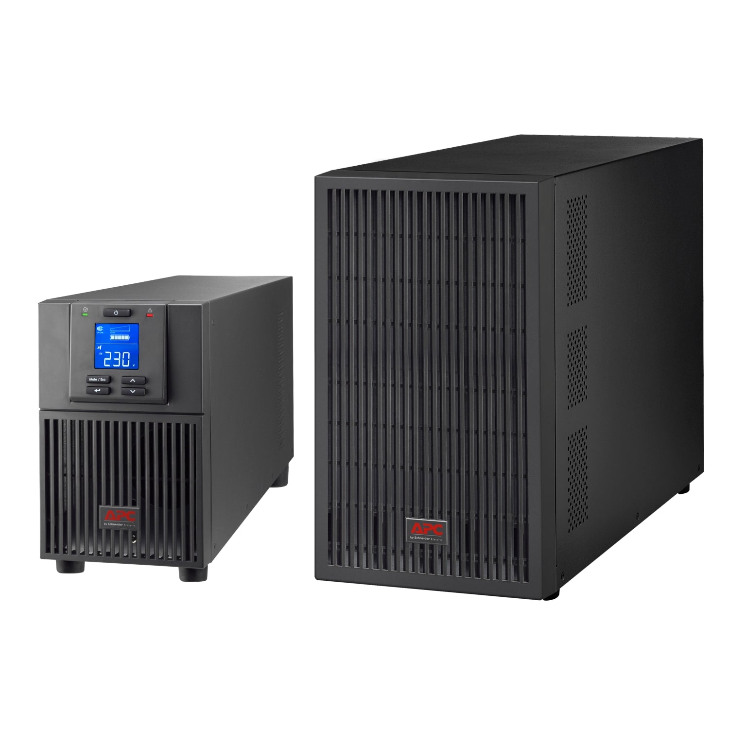 APC Easy UPS On-Line, 2000VA/1800W, Tower, 230V, 4x IEC C13 outlets, Intelligent Card Slot, LCD, Extended runtime, SRV2KIL-E