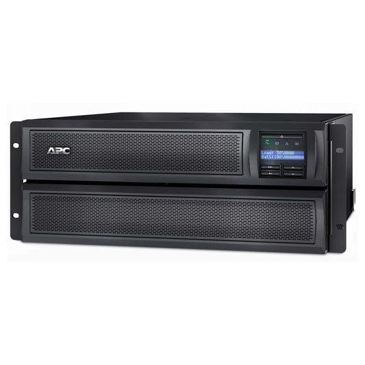 APC Smart-UPS X 3000VA/2700W Line Interactive UPS, 4U Rackmount, 230V/16A Input, 2x IEC C19 & 8x IEC C13 Outlets, Lead Acid Battery, SMX3000HV