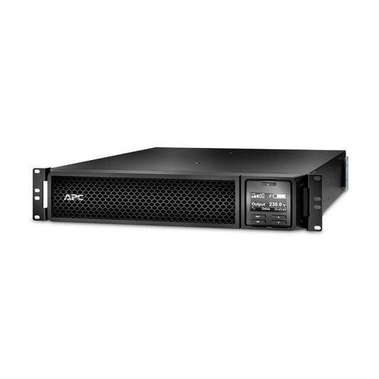APC Smart-UPS 1500VA/1500W Online UPS, 2U Rackmount, 230V/10A Input, 6x IEC C13 Outlets, Lead Acid Battery, W/ Network Card, W/ Rail Kit, SRT1500RMXLI-NC