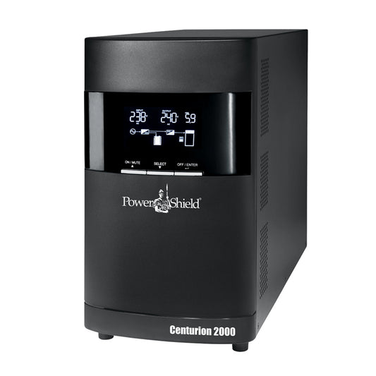 PowerShield Centurion Tower UPS 2000VA/1800W, 10A input, 4 AUS sockets, 10A, C13 x 2, 2-year warranty, PSCE2000