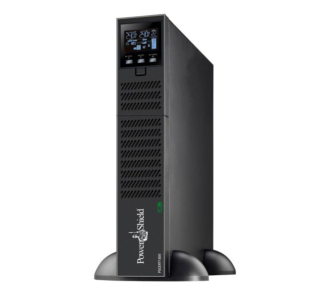 PowerShield Centurion RT 1500VA/1350W - 2U - True Online Double Conversion Rack/Tower UPS, 3 AUS sockets, 10A, C13 x 5, 2-year warranty, PSCERT1500