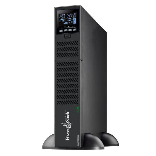 PowerShield Centurion RT 6000VA/6000W Long Run Model True On-Line, Double Conversion UPS, Hard wired terminal input/output, requires ext battery, PSCERT6000L