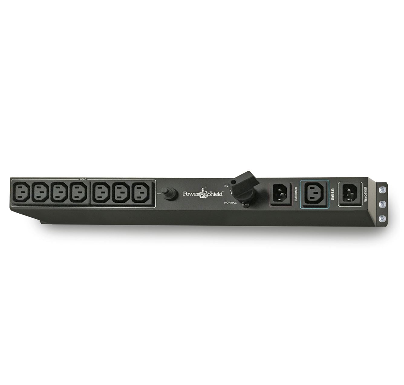 PowerShield Rack Mount Bypass Switch Plus Hot Swap PDU for 1 & 2kVA, 1U, 10Amp Input, ensures uninterrupted power during maintenance, PSMBS2K