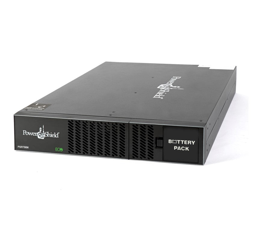 PowerShield Extended Battery Module for PSCERT1000 & PSCERT1500, 2U, 6 batteries, enhances runtime and reliability for UPS systems, PSRTBB6