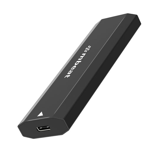 mbeat Elite USB-C to M.2 SSD Enclosure - Pocket Size, Ultra Durable, Supports M Key, B+M Key SSD Size 2230, 2242, 2260, 2280, NVME, SATA, 50cm Cable, MB-XCS-CM2