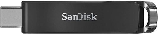 SanDisk Ultra USB Type-C Flash Drive, CZ460 32GB, USB Type C 3.1, Black, Super-thin Retractable, 5Y, SDCZ460-032G-G46