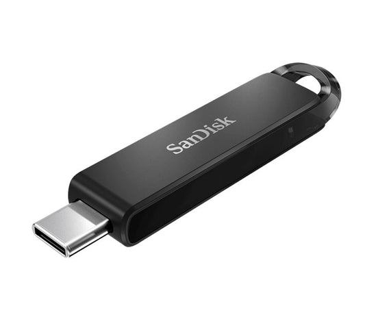 SanDisk Ultra USB Type-C Flash Drive, CZ460 64GB, USB Type C 3.1, Black, Super-thin Retractable, 5Y, SDCZ460-064G-G46