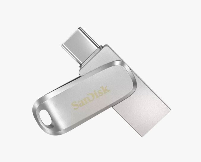 SanDisk SDDDC4 1TB, Metal, USB 3.2 Gen 1 Type C reversible connector, Swivel Design, Sequential Read Performance 400MB/s, 5Y, SDDDC4-1T00-G46