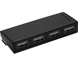Targus 4-Port USB Hub Black - Compatible with PC and MAC, ACH114AU