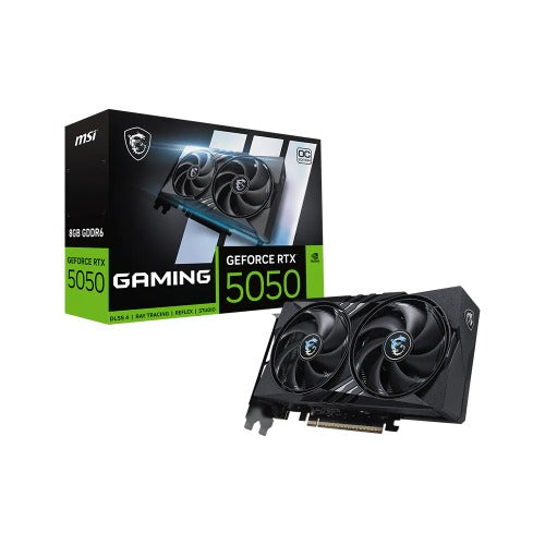 MSI nVidia GeForce RTX 5050 8G GAMING OC, Boost: 22632 MHz, CUDA 2560 Units, 8GB GDDR6, HDMI x 1 (embargo)