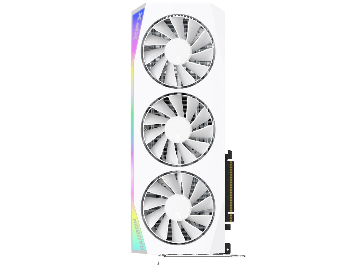 XFX Mercury AMD Radeon RX 9070XT OC White Gaming Edition with RGB 16GB GDDR6, HDMI 3xDP, AMD RDNA 4 (RX-97TRGBBW9)