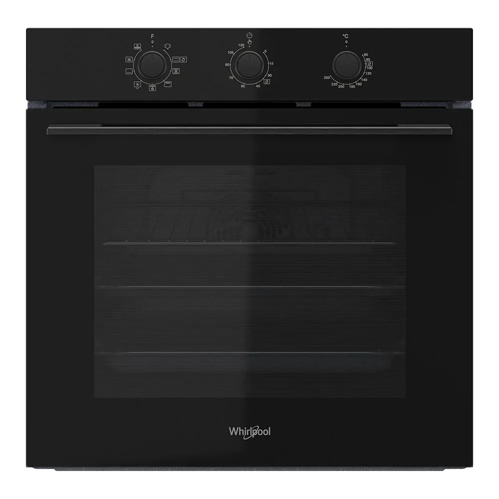 Whirlpool 60cm 71L Hydrolytic Multi-Function Built-In Oven Black - W4OMK38HU0BA