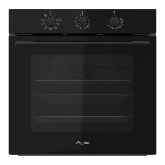 Whirlpool 60cm 71L Hydrolytic Multi-Function Built-In Oven Black - W4OMK38HU0BA