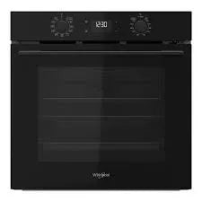 Whirlpool 60cm 71L Hybrid Flexi Clean Multi-Function Built-In Oven Black - W4OMK58RU1BA