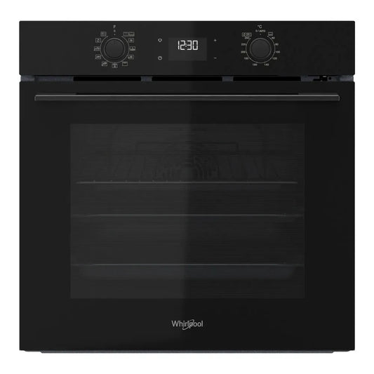 Whirlpool 60cm Multi-Function Gentle Steam Built-In Oven Black - W4OMSK58RU1SBA