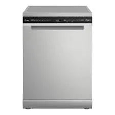 Whirlpool 60cm Power Clean Pro 15-Place Freestanding Dishwasher Stainless Steel - WDFS3L5PIXAU