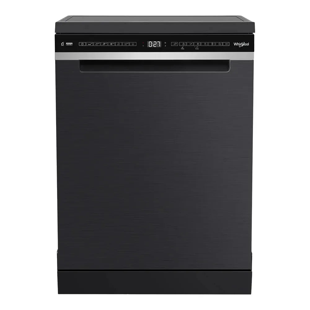 Whirlpool 60cm Maxi-Tub 14-Place Freestanding Dishwasher Black - WDFS3R4NBSAU