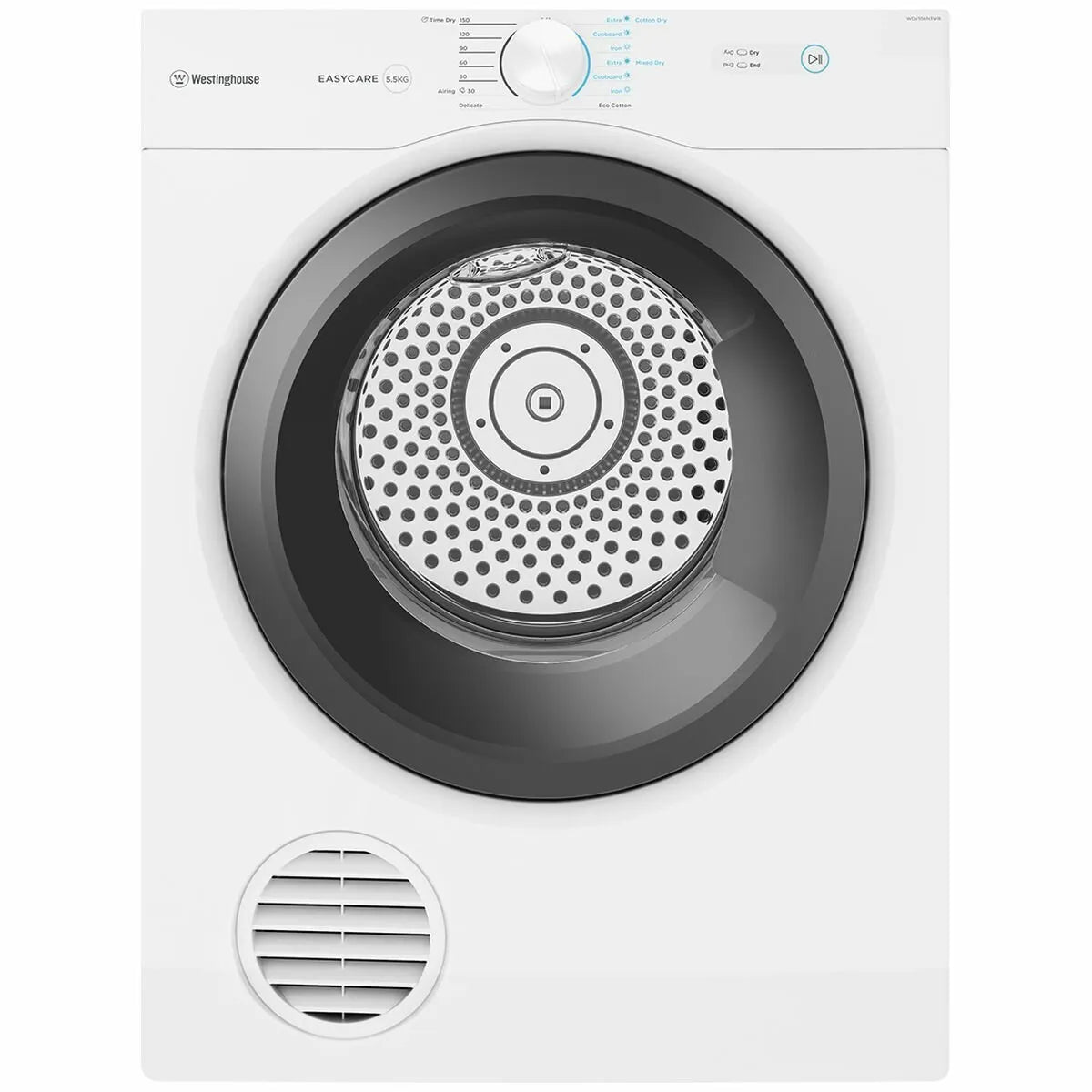 Westinghouse 5.5kg Vented Dryer WDV556N3WB