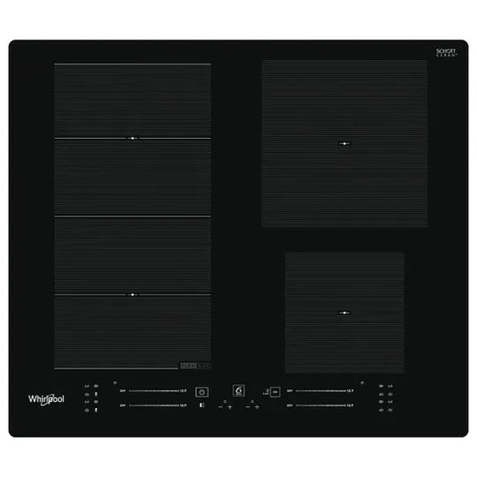 Whirlpool 60cm 4-Zone 6th Sense FlexiSide Built-In Induction Cooktop - WFS0160NE