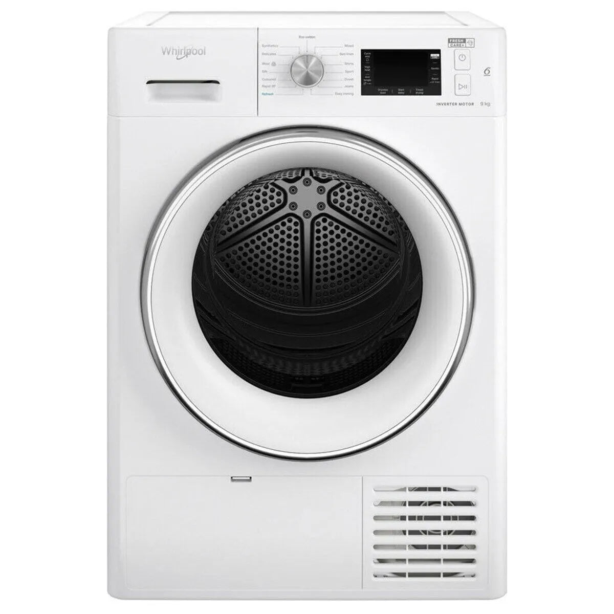 Whirlpool 9kg FreshCare+ Heat Pump Clothes Dryer 8-Star Energy - WHP80250