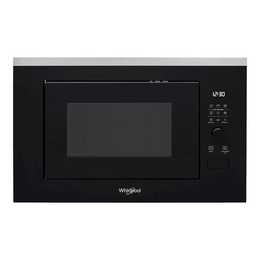 Whirlpool 25L Built-In Microwave Black with Grill and Quartz Grill - WMF250GAUS