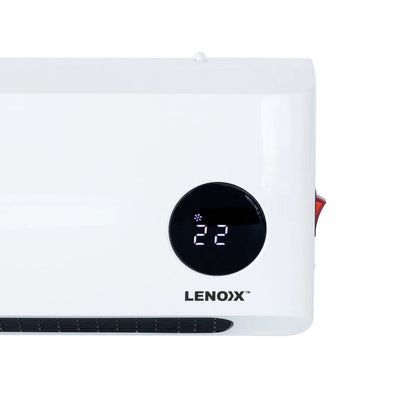 Lenoxx Wall-Mounted Heater and Fan with Remote Control - WMH20