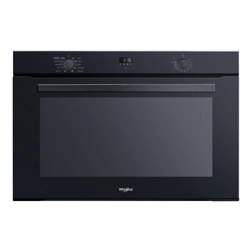 Whirlpool 90cm XXL Cavity Air Fry and Gentle Steam Built-In Oven Black - WMH9900BLAUS