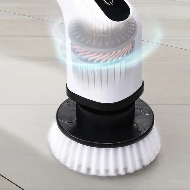 Krapof Tough Scrub Excel Cordless Electric Scrubber with 7 Heads - WPKTUSCRUBXL-07