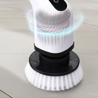 Krapof Tough Scrub Excel Cordless Electric Scrubber with 7 Heads - WPKTUSCRUBXL-07