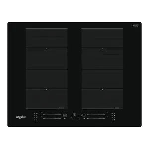 Whirlpool 65cm 4-Zone 6th Sense FlexiSide Induction Cooktop Black Schott Glass - WS8865NEP