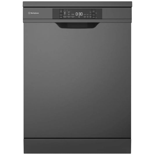 Westinghouse 60cm 15 Place Freestanding Dishwasher - Dark Stainless Steel WSF6608KXB