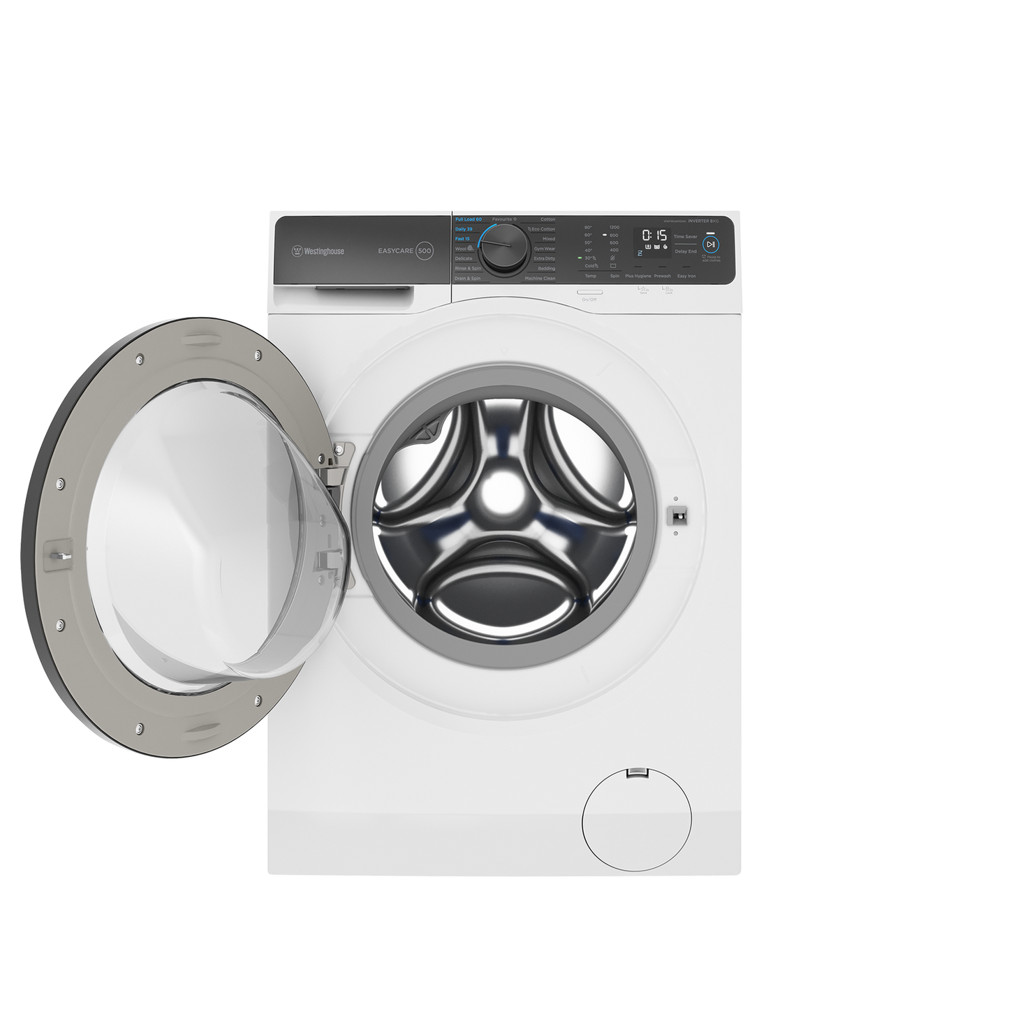 Westinghouse 8kg EasyCare 500 Series Front Load Washing Machine - White WWF8024M5WA