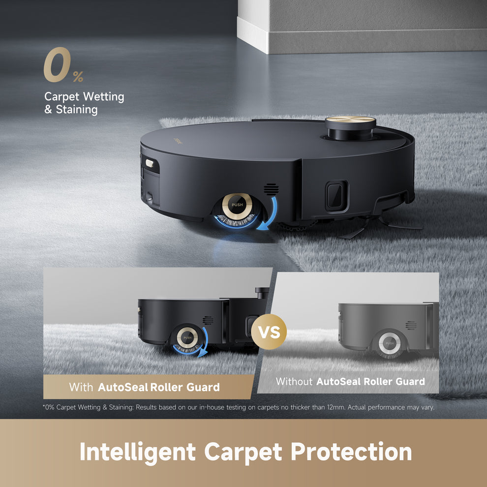 Dreame Aqua10 Roller DRE-AQUA10R — SideReach extending mop cleaning along skirting board
