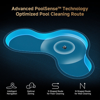 Dreame Z1 DRE-Z1 — PoolSense technology mapping pool shape and zones